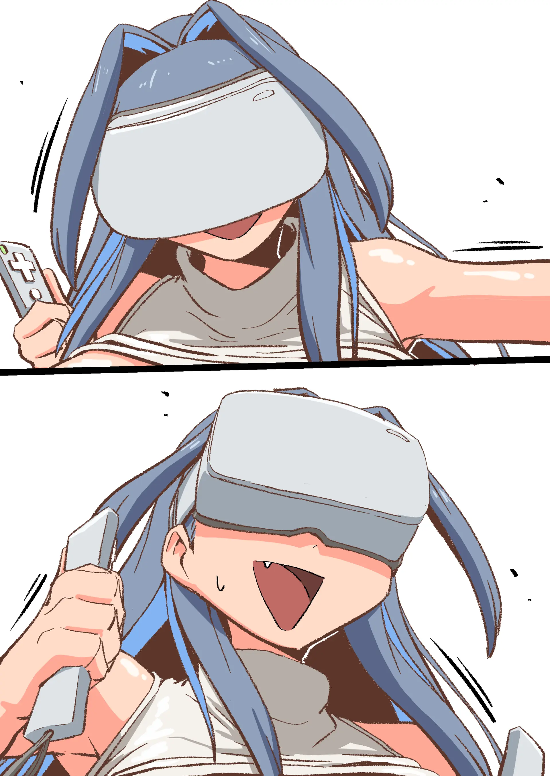 Kronii And The Cursed VR Device